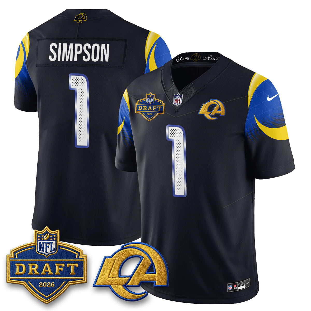 LAR 2026 NFL Draft Jersey - All Stitched-DTD