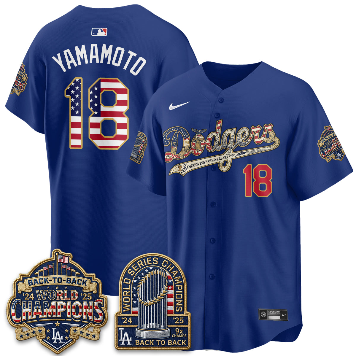 LAD America 250th Anniversary Limited Jersey - Stitched-DTD
