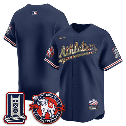 OAK  2026 Independence Day USA Vapor Jersey - Stitched-DTD