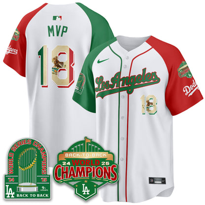 LAD Mexico Vapor Limited Jersey - 9x & B2B Champs - All Stitched-DTD