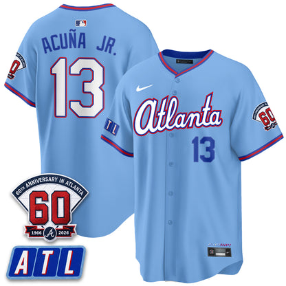 ATL 2026 60th Anniversary Vapor Limited Jersey - All Stitched-DTD