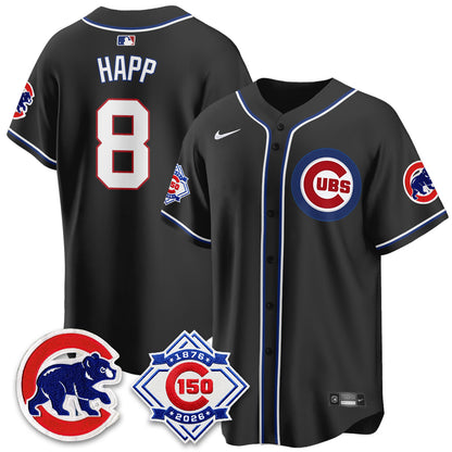 CHC 150th Anniversary Black Out Style Vapor Premier Limited Jersey - All Stitched-DTD
