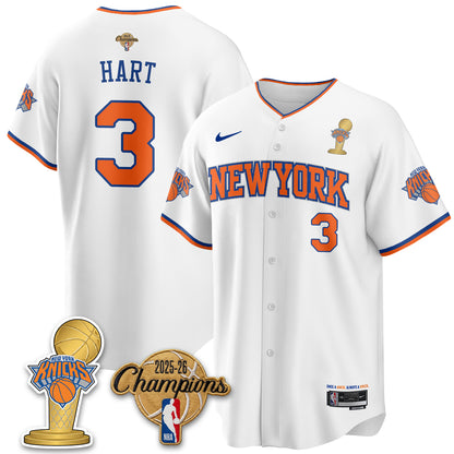 NYK 2026 NBA Champions Vapor Jersey - Stitched-DTD
