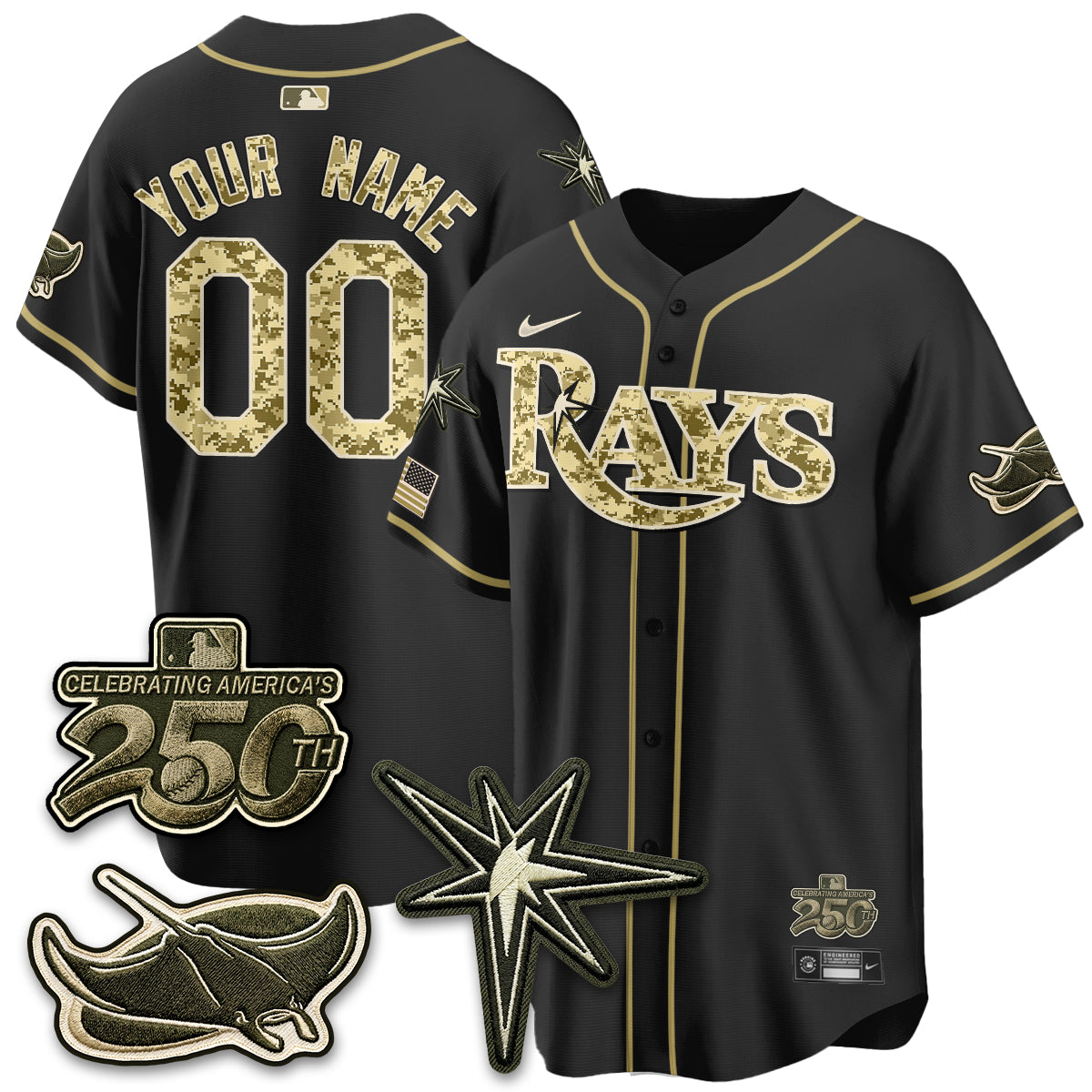 TB 2026 Armed Forces Day Custom Jersey V2 - Stitched-DTD