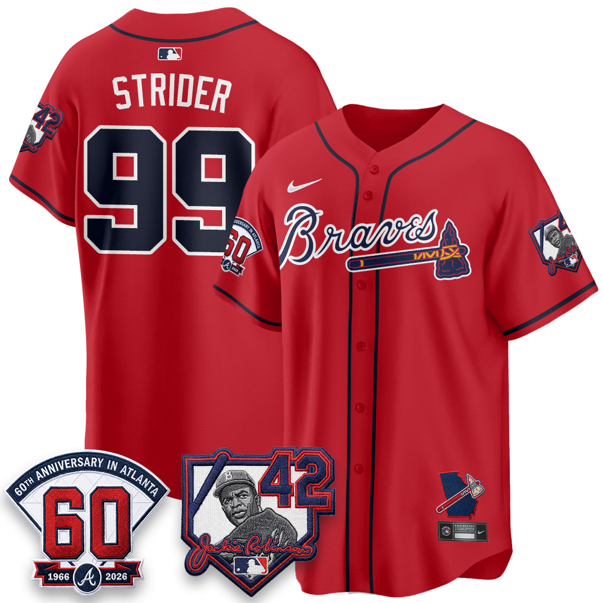 ATL 2026 Jackie Robinson Day Vapor Limited Jersey - All Stitched-DTD