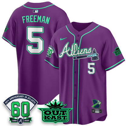 ATL x Atliens Cool Base Galaxy Version Jersey - Stitched-DTD