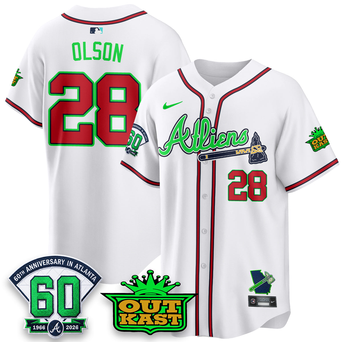 ATL x Atliens Cool Base Galaxy Version Jersey - Stitched-DTD