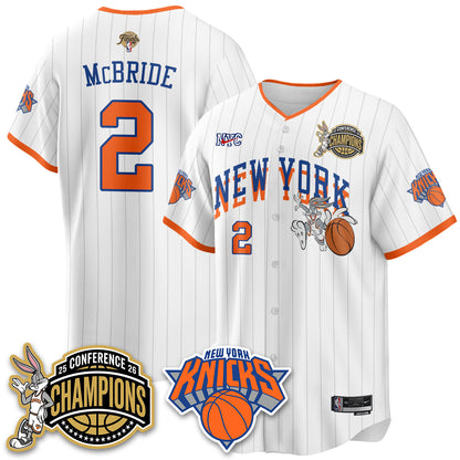 NYK 2026 NBA Finals x Bunny Vapor Jersey V2- Stitched-DTD