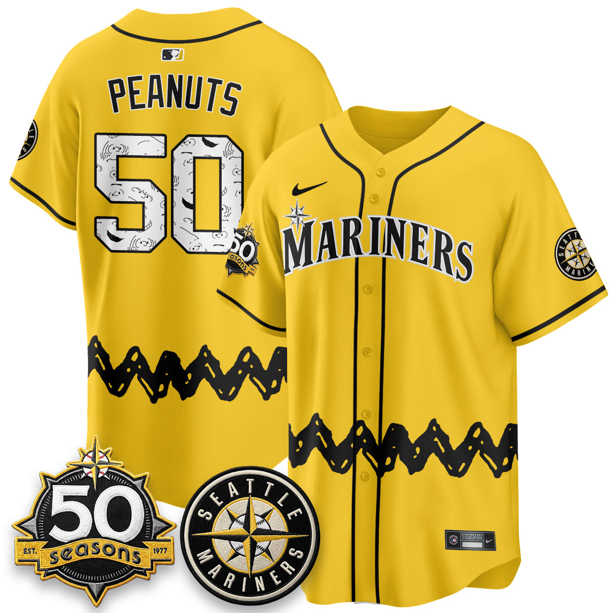 SEA x P-Nuts Vapor Limited Jersey - Stitched-DTD