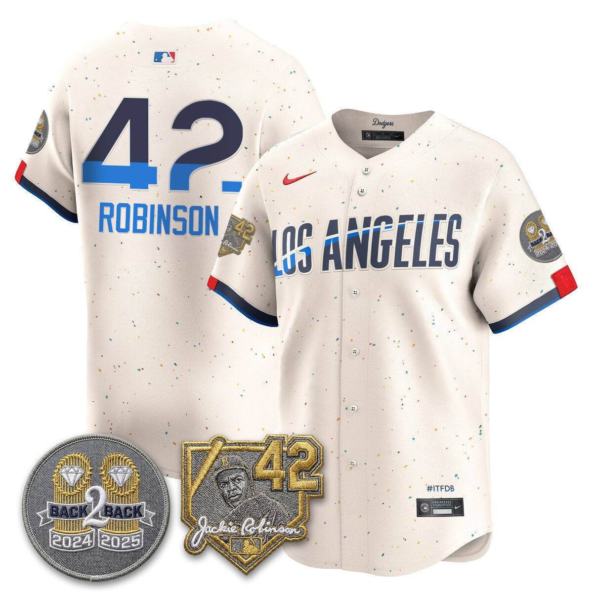 LAD -  2026 Jackie Robinson Day Vapor Limited Jersey - All Stitched-DTD