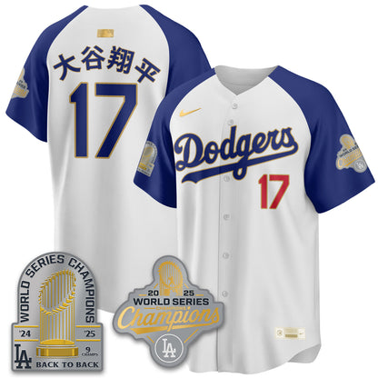 LAD Gold Collection Stadium Vapor Limited Jersey - 9x Champs - All Stitched-DTD