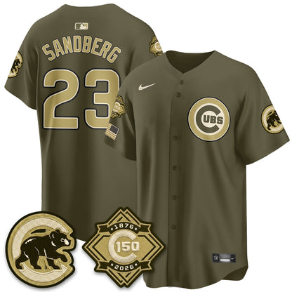 CHC New Era Olive 2026 Armed Forces Day Jersey -All Stitched-DTD