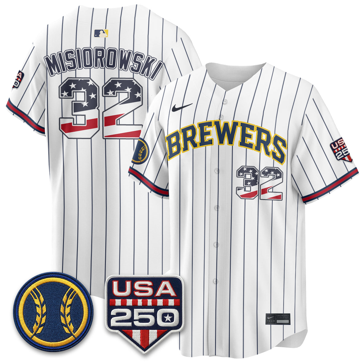 MIL Fourth of July Vapor Limited Jersey - Stitched-DTD