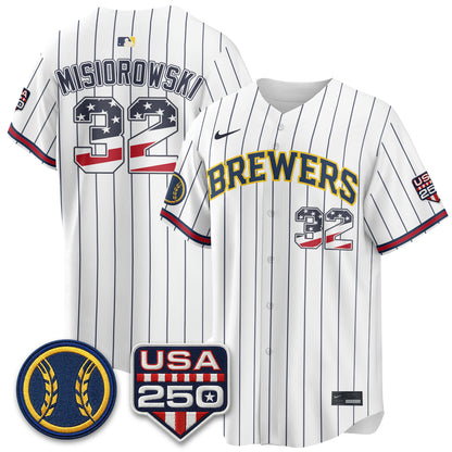 MIL Fourth of July Vapor Limited Jersey - Stitched-DTD