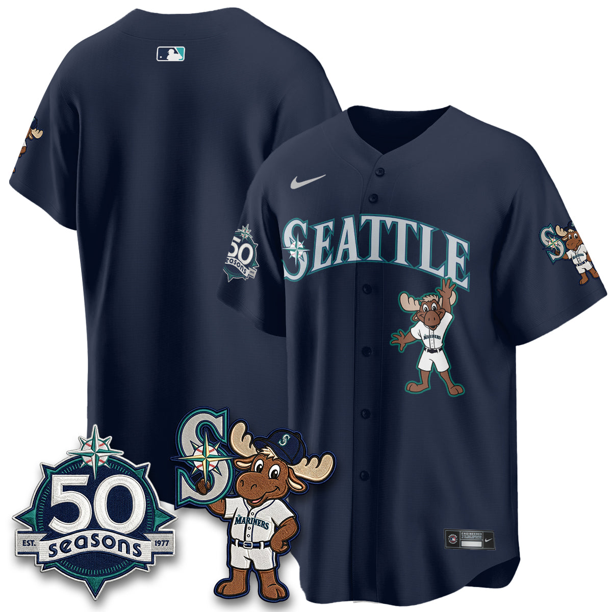 SEA Mascot Jersey - All Stitched-DTD