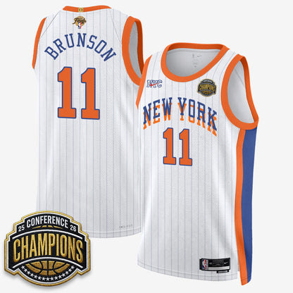 NYK 2026 NBA Finals City Edition Jersey V3- Stitched-DTD