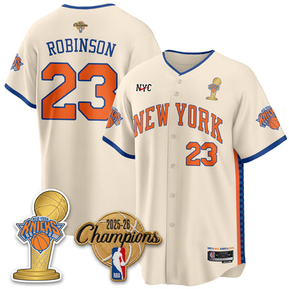 NYK 2026 NBA Champions Vapor Jersey - Stitched-DTD