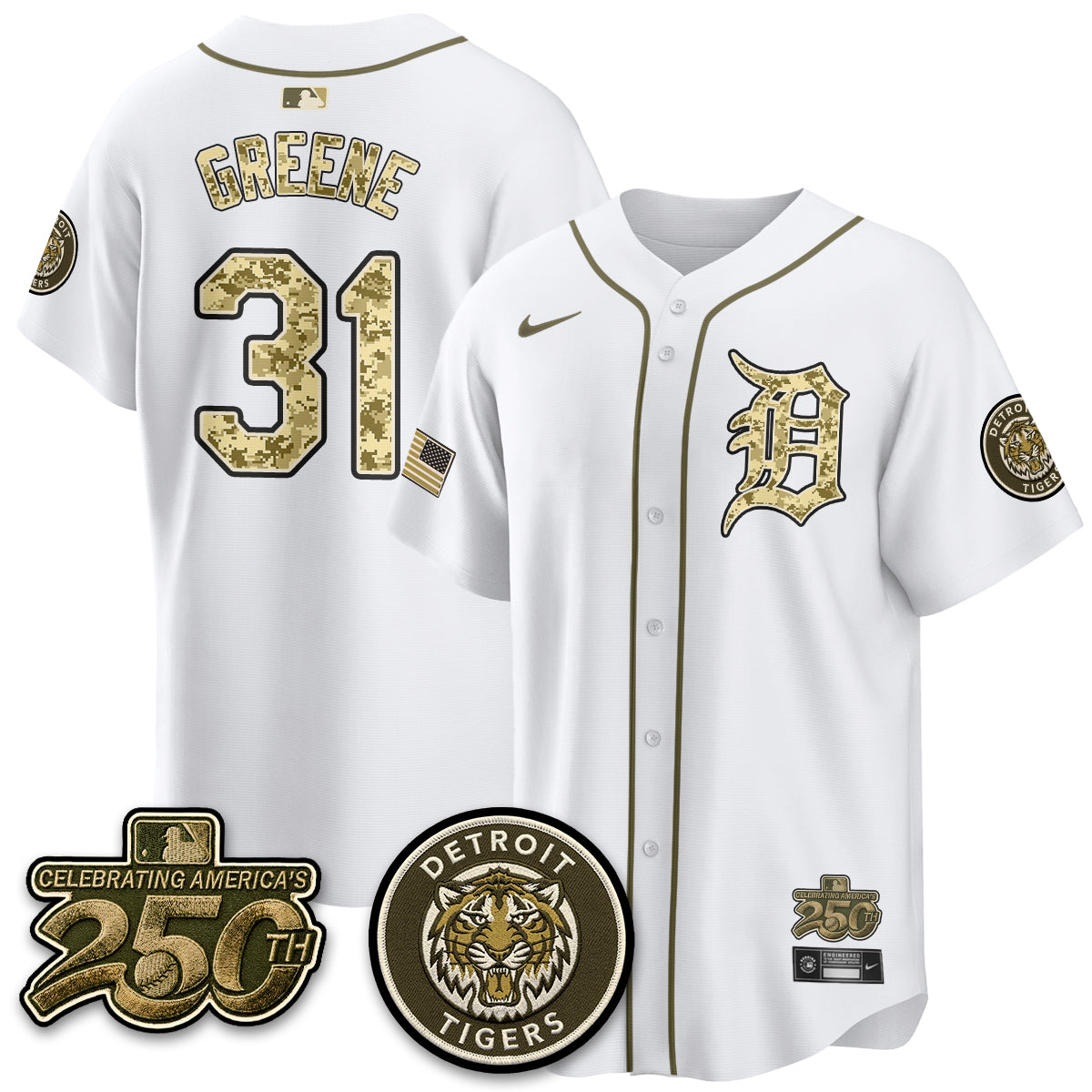 DET 2026 Armed Forces Day Jersey - Stitched-DTD