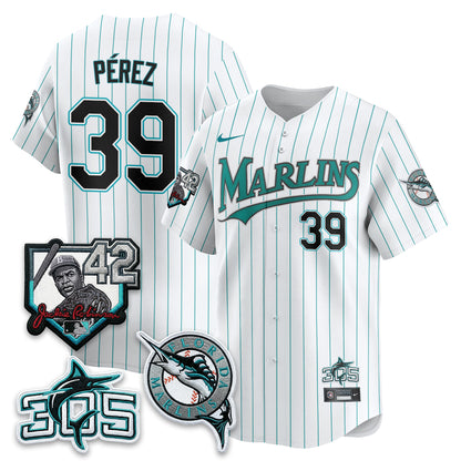 MIA 2026 Throwback Jackie Robinson New Era Vapor Limited Jersey - All Stitched-DTD