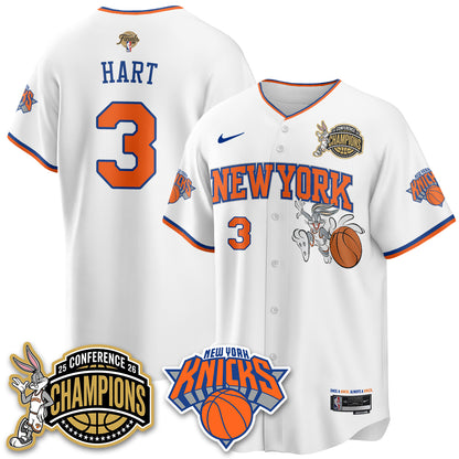 NYK 2026 NBA Finals x Bunny Vapor Jersey V2- Stitched-DTD