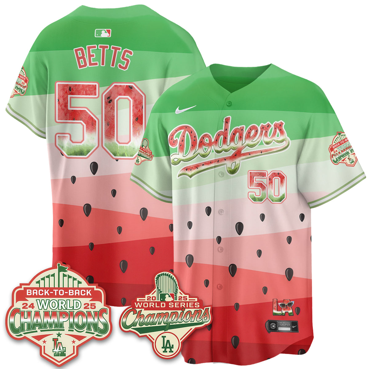 LAD National Watermelon Day Vapor Jersey - Stitched-DTD