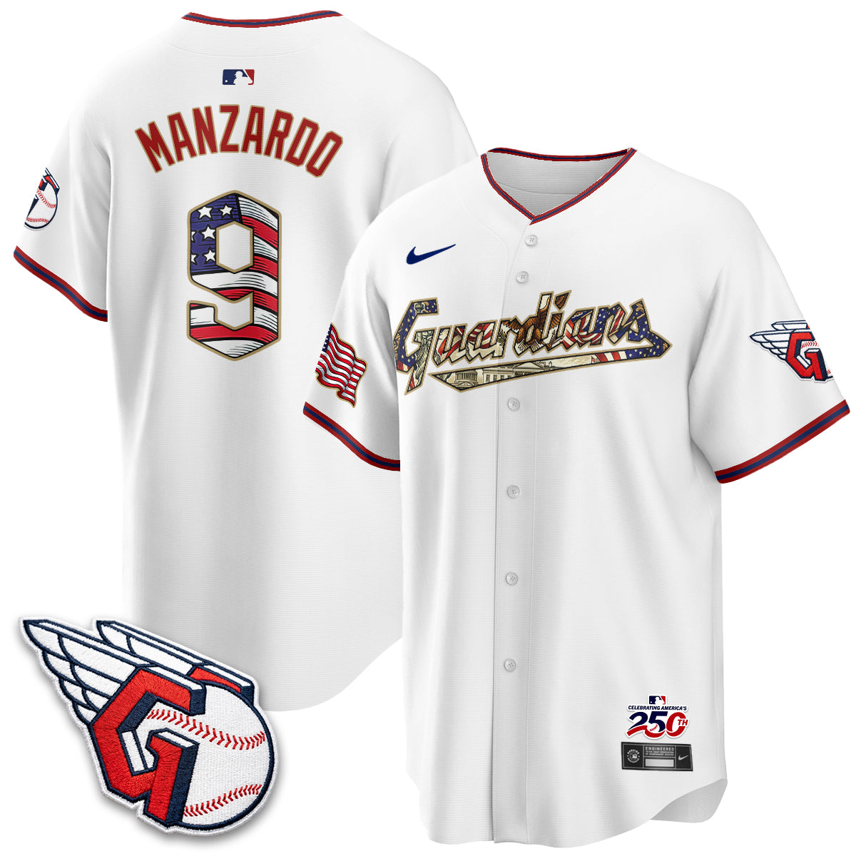 CLE 2026 Independence Day USA Vapor Jersey - Stitched-DTD