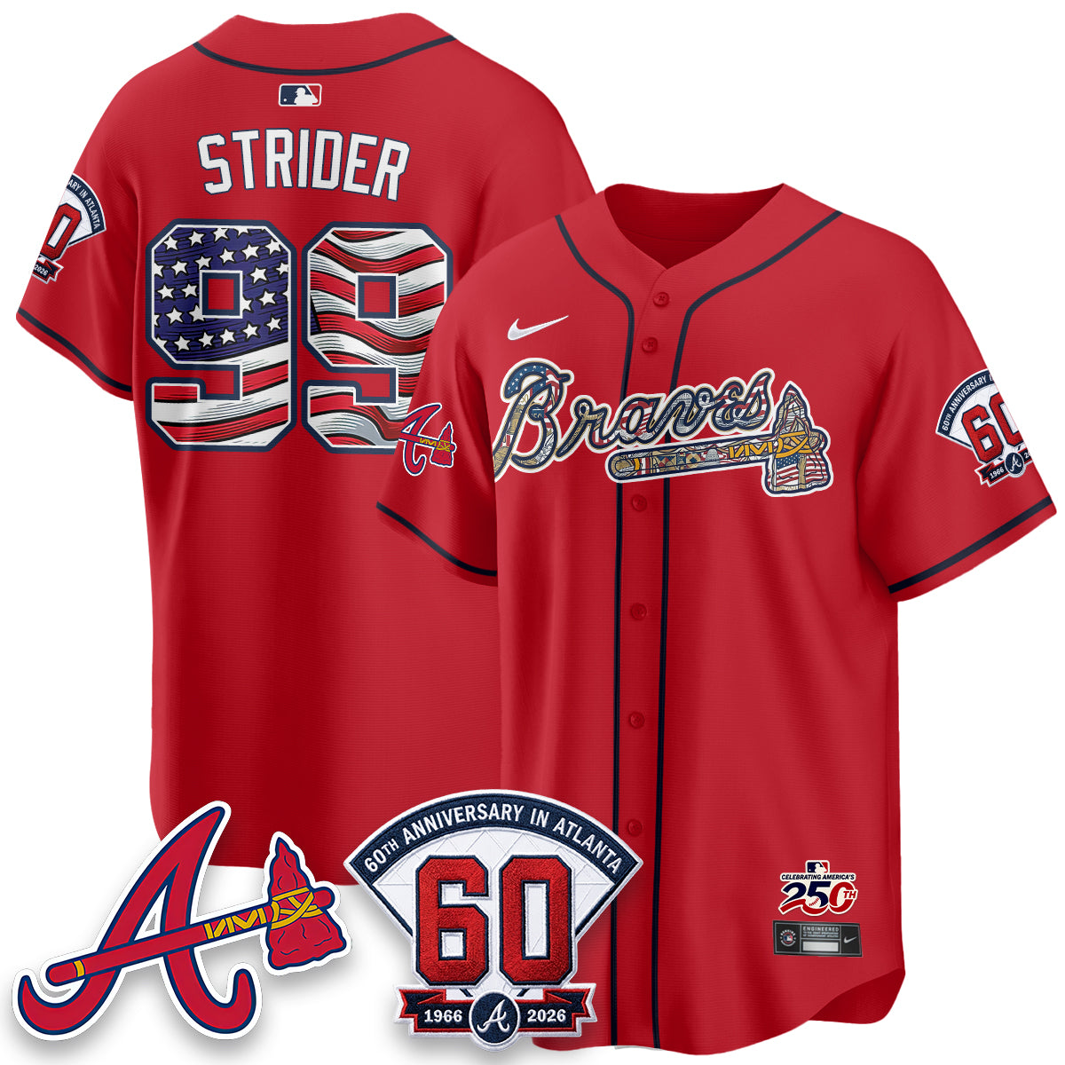 ATL 2026 Independence Day USA Vapor Limited Jersey - Stitched-DTD