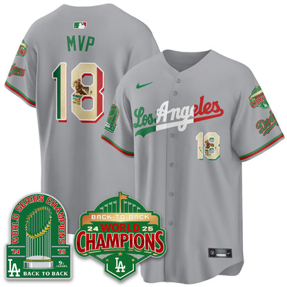 LAD Mexico Vapor Limited Jersey - 9x & B2B Champs - All Stitched-DTD