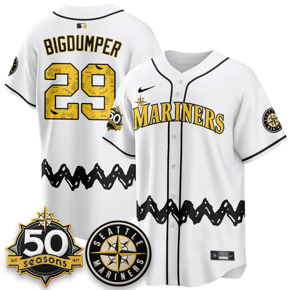 SEA x P-Nuts Vapor Limited Jersey - Stitched-DTD