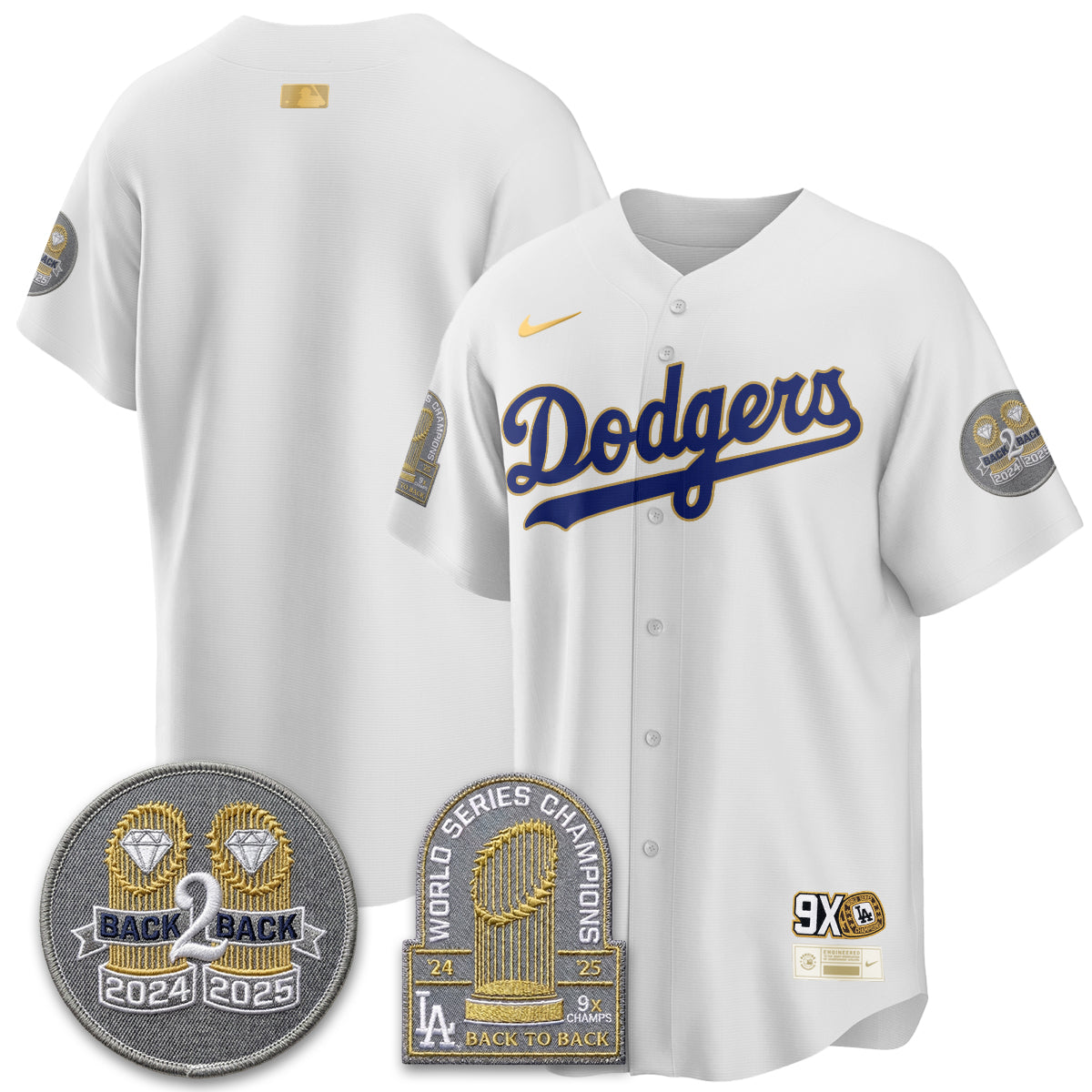 LAD Vapor Limited Jersey - Back to Back Champion - All Stitched-DTD