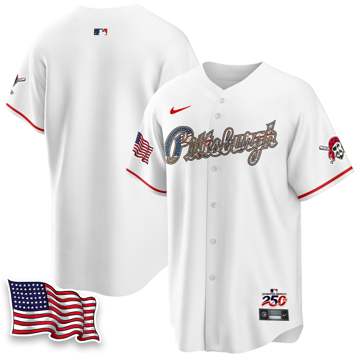 PIT 2026 Independence Day USA Vapor Limited Jersey - Stitched-DTD
