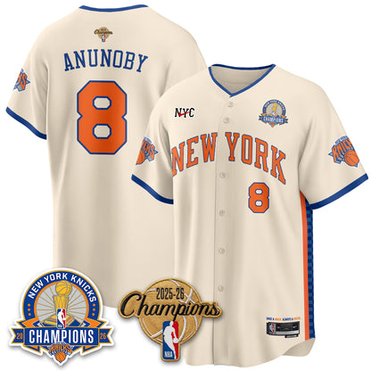 NYK 2026 NBA Champions Special Edition Vapor Jersey V2- Stitched-DTD