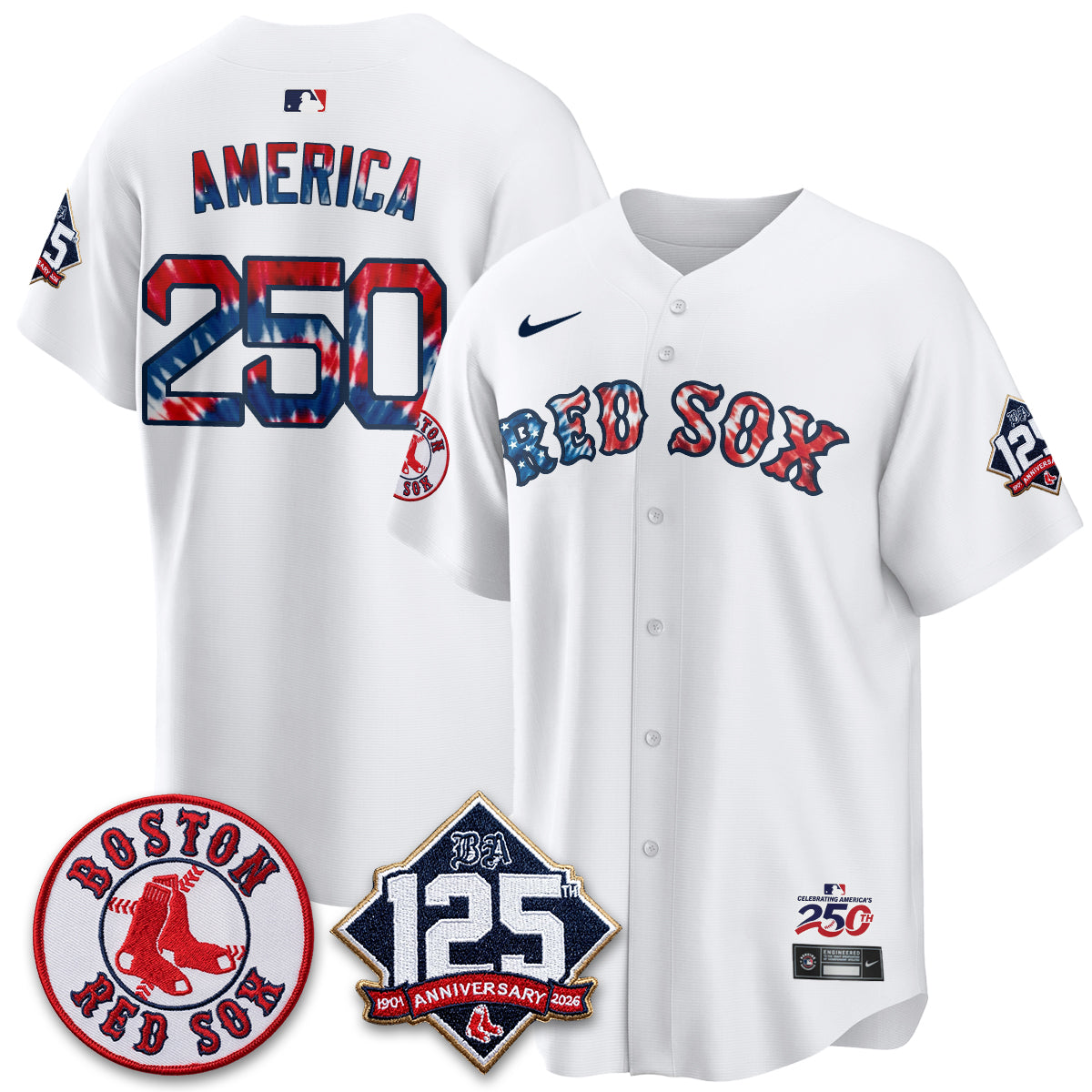 BOS Americana 2026 Vapor Limited Jersey - Stitched-DTD