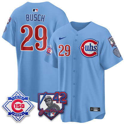 CHC 150th Anniversary & Jackie Robinson Day Patch Vapor Premier Limited Jersey - All Stitched-DTD