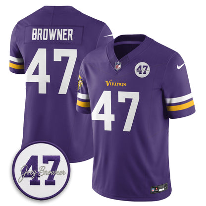 MIN Joey Browner Thank You For Memories - 1960 – 2026 Football Vapor Limited Jersey - All Stitched-DTD
