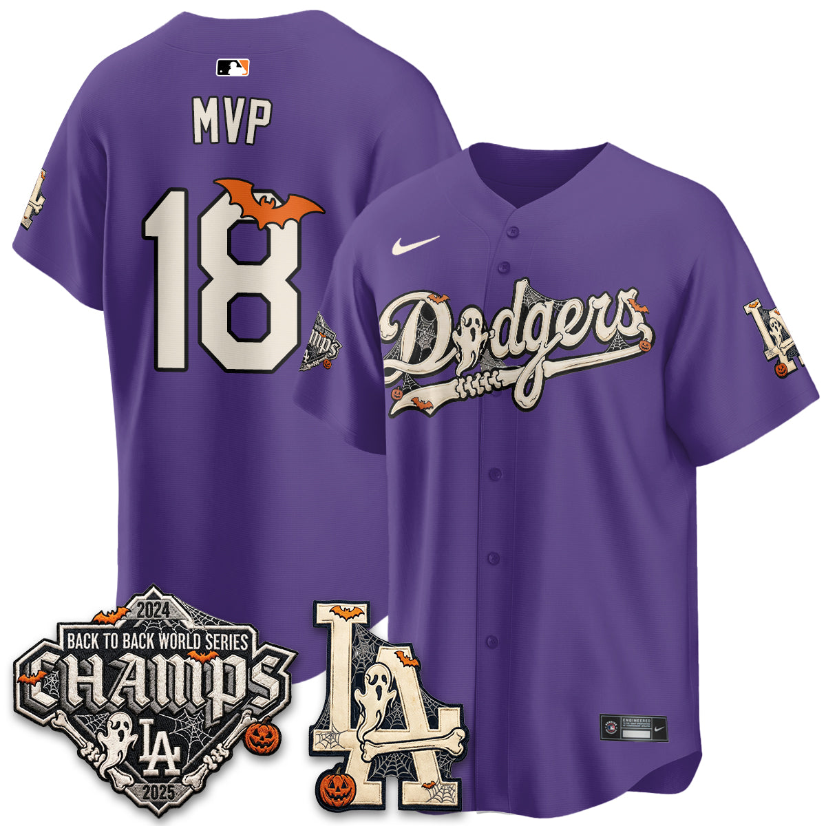 LAD Halloween 2026 Vapor Jersey - Stitched-DTD