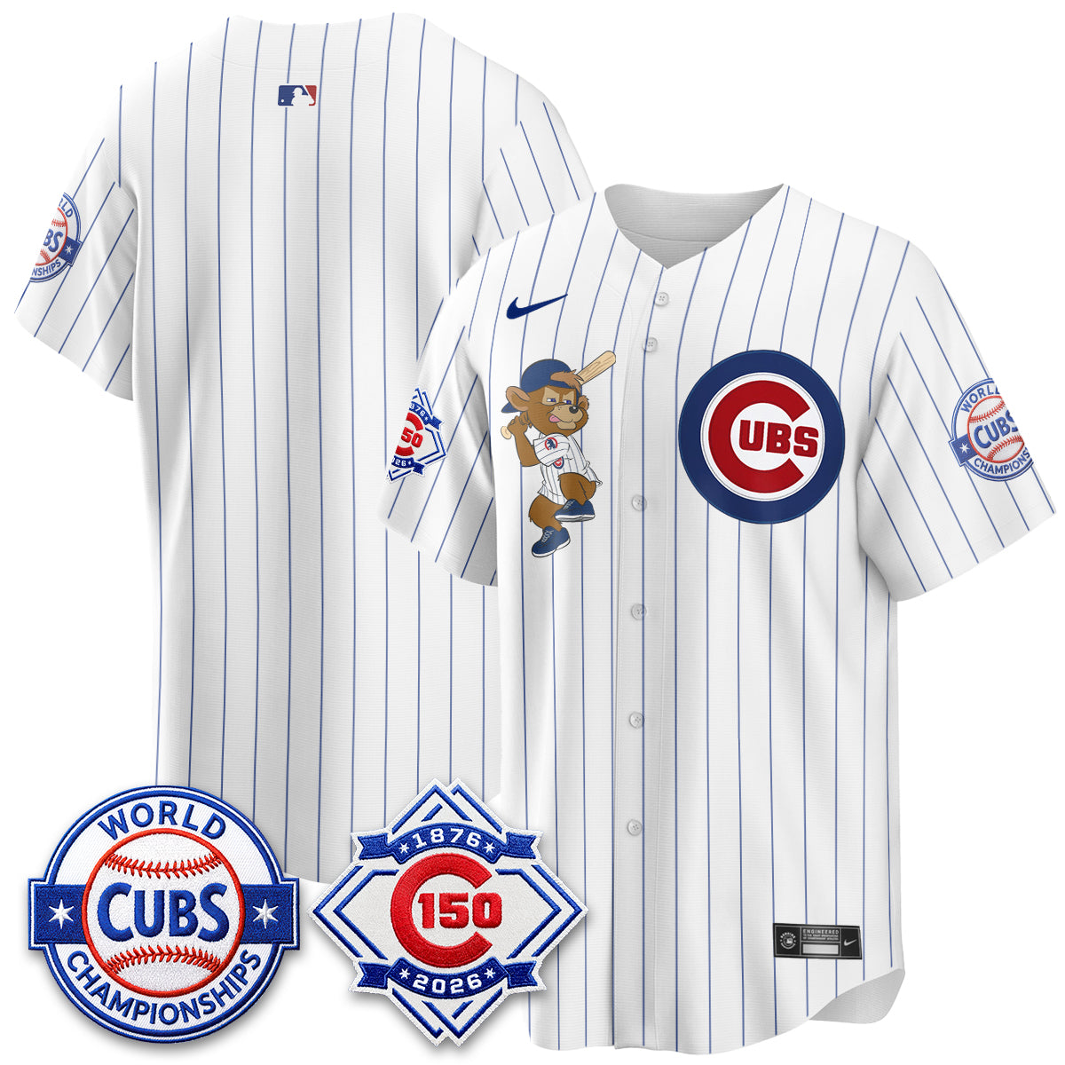 Chicago Cubs Clark Edition Vapor Limited Jersey - Stitched-DTD