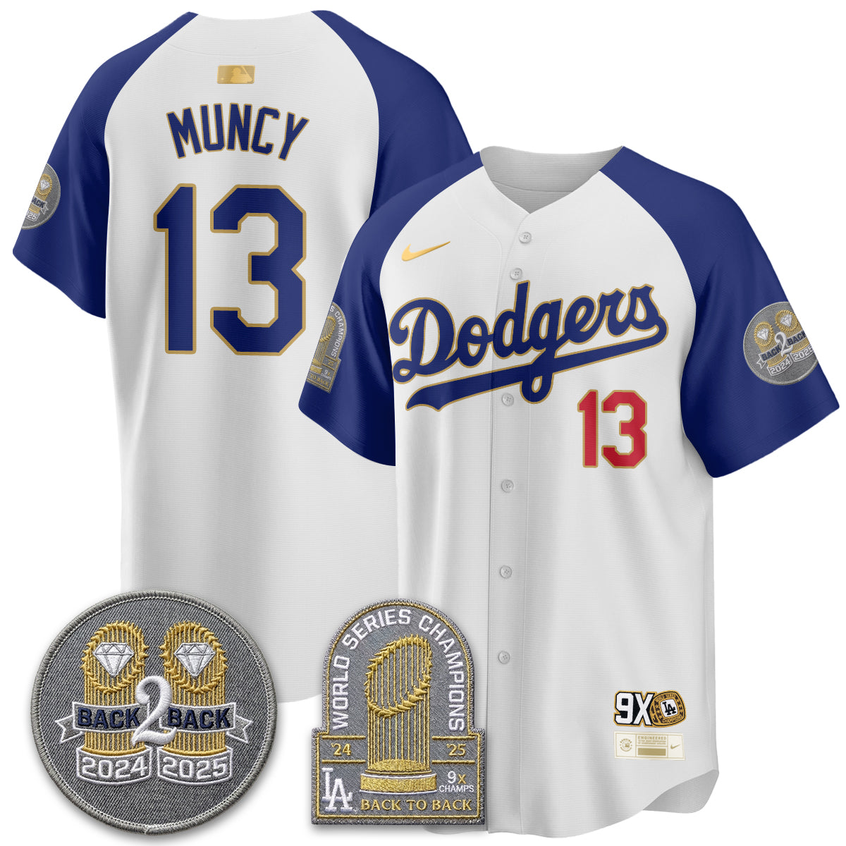 LAD Vapor Limited Jersey - Back to Back Champion - All Stitched-DTD