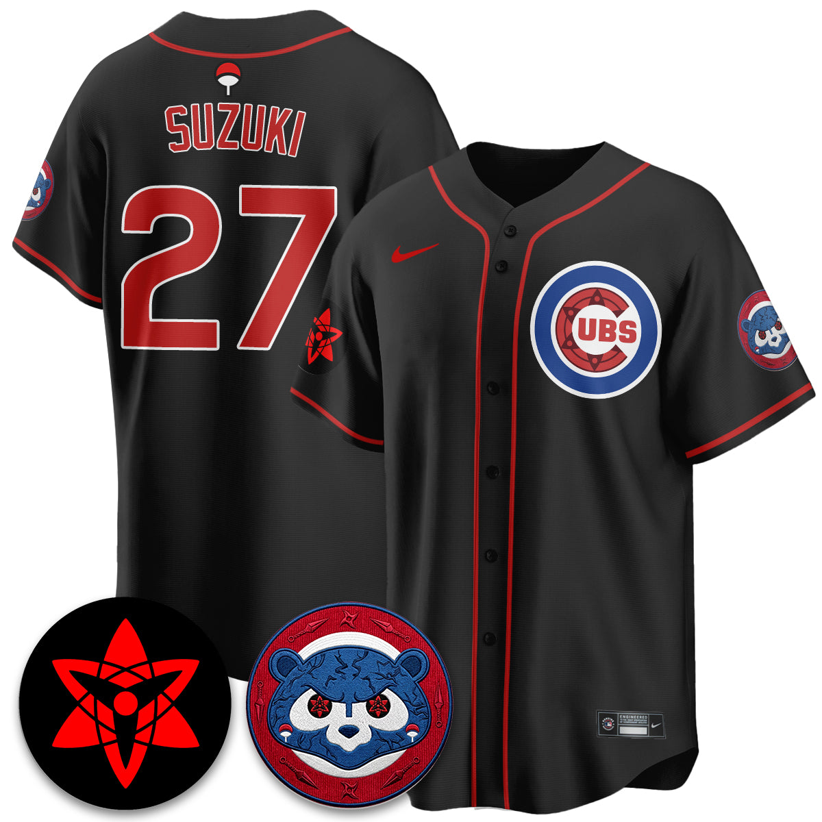 CHC Uchiha Sasuke Vapor Limited Jersey - Stitched-DTD