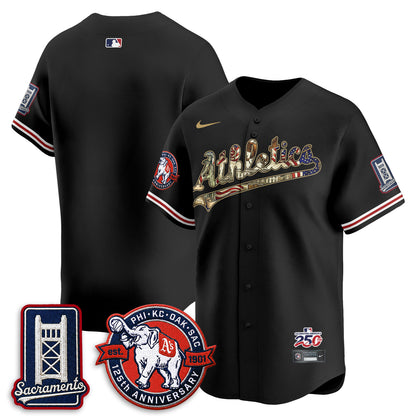 OAK  2026 Independence Day USA Vapor Jersey - Stitched-DTD