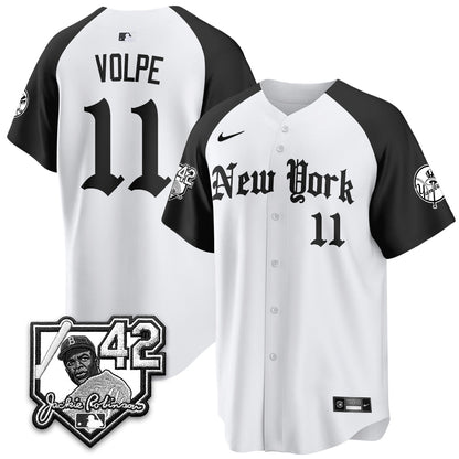NYY 2026 Jackie Robinson Day Gothic Vapor Limited Jersey - All Stitched-DTD