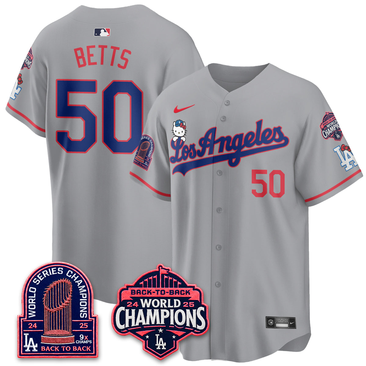 LAD x Hello Kitty Night 2026 Vapor Jersey - All Stitched - V2-DTD