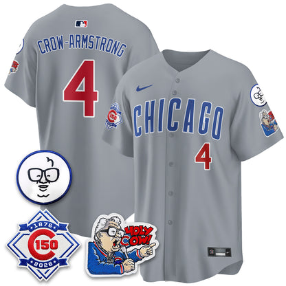 CHC 150th Anniversary Harry Caray Holy Cow Vapor Premier Limited Jersey - All Stitched V2-DTD