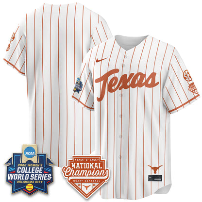 TEX Softball 2026 World Series (WCWS) Vapor Premier Limited Jersey - B2B Champs - All Stitched-DTD
