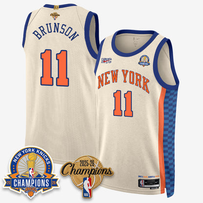 NYK 2026 Basketball Champions Special Edition Vapor Jersey V2- Stitched-DTD