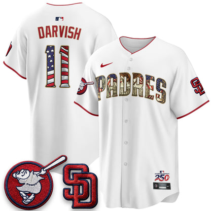 SD 2026 Independence Day USA Vapor Limited Jersey - Stitched-DTD