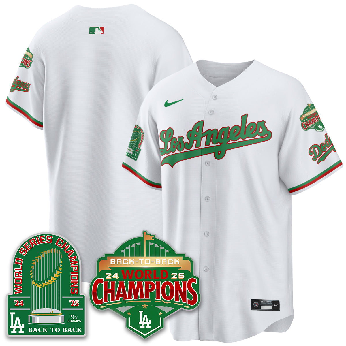 LAD Mexico Vapor Limited Jersey - 9x & B2B Champs - All Stitched-DTD