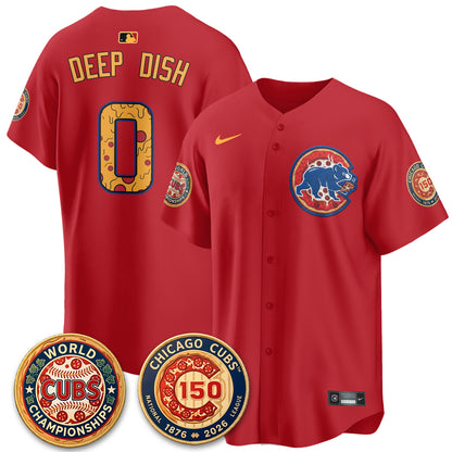 CHC Deep Dish Pizza Vapor Limited Jersey - Stitched-DTD