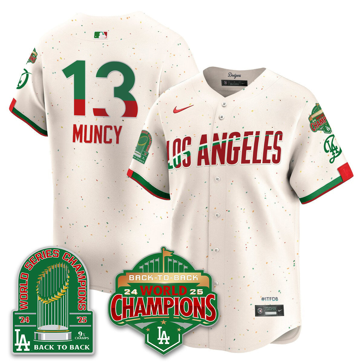LAD Mexico Vapor Limited Jersey - 9x & B2B Champs - All Stitched-DTD