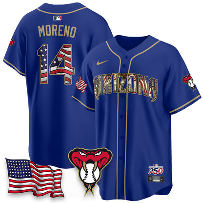 ARI 2026 Independence Day USA Vapor Limited Jersey - Stitched-DTD